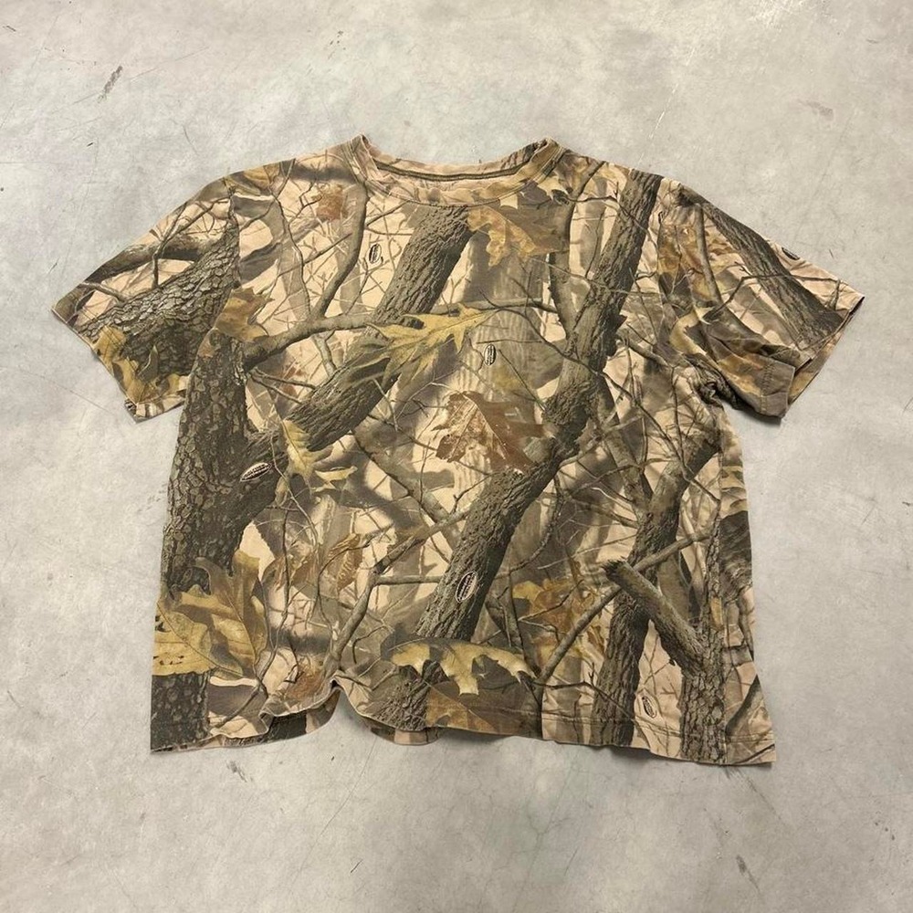 Vintage Camo Real Tree Baggy‎ Shirt